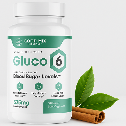 Gluco6™: The "Super 6" Formula for Healthy Blood Sugar & All-Day Energy